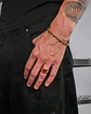Anillo Clásico De Acero Color Oro Con Piedra Hombre Y Mujer - Miniatura 9