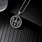 Collar Para Hombre Y Mujer Dije Circular Hacha Runas Vikingo - Miniatura 5
