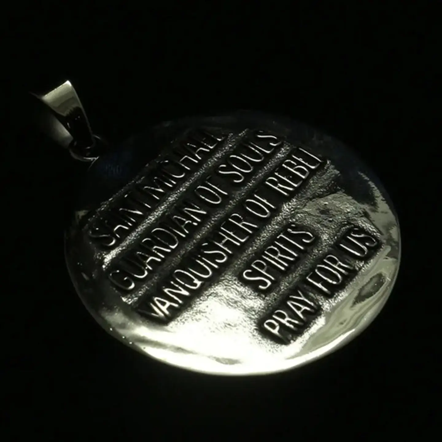 Dijes Medalla San Michael Protección Acero Inoxidable Hombre 3