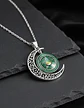Collar Para Hombre Y Mujer Dije Cristal Luna Wicca Estrella - Miniatura 6