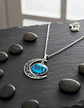 Collar Para Hombre Y Mujer Dije Cristal Luna Wicca Estrella - Miniatura 13