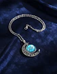 Collar Para Hombre Y Mujer Dije Cristal Luna Wicca Estrella - Miniatura 16