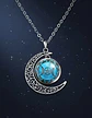 Collar Para Hombre Y Mujer Dije Cristal Luna Wicca Estrella - Miniatura 17