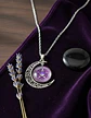 Collar Para Hombre Y Mujer Dije Cristal Luna Wicca Estrella - Miniatura 23