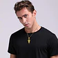 Collar Acero Inoxidable Color Plata Flecha  Hombre - Miniatura 6