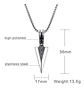 Collar Acero Inoxidable Color Plata Flecha  Hombre - Miniatura 9