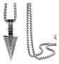 Collar Acero Inoxidable Color Plata Flecha  Hombre - Miniatura 15