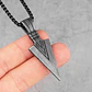 Collar Acero Inoxidable Color Plata Flecha  Hombre - Miniatura 27