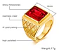 Anillo Color Plata Piedra Cz Clásico Acero Inoxidable Hombre - Miniatura 2