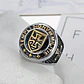 Anillo Color Oro Cruz Templario Acero Inoxidable Para Hombre - Miniatura 8