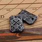 Collar Talismán Runas Hierro Martillado Vikingo Para Hombre  - Miniatura 10