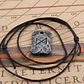 Collar Talismán Runas Hierro Martillado Vikingo Para Hombre  - Miniatura 24