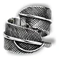 Anillo Color Plata Pluma Bohemia Acero Inoxidable Hombre - Miniatura 5