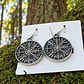 Aretes Vikingos Para Mujer Pendientes Nórdico Runas Brújula - Miniatura 7