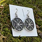 Aretes Vikingos Para Mujer Pendientes Nórdico Runas Brújula - Miniatura 9
