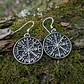 Aretes Vikingos Para Mujer Pendientes Nórdico Runas Brújula - Miniatura 10