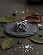 Anillo Para Hombres Vikingo Vegvisir De Acero Color Plata - Miniatura 4