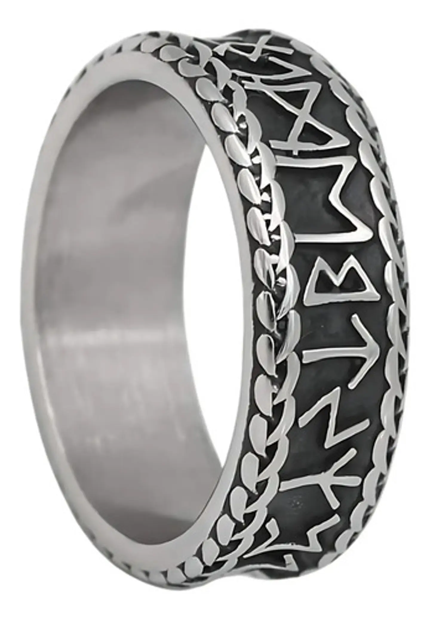 Anillo Valknut Vikingo Runas Acero Nórdico Inoxidable Hombre 1
