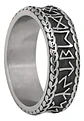 Anillo Valknut Vikingo Runas Acero Nórdico Inoxidable Hombre - Miniatura 1