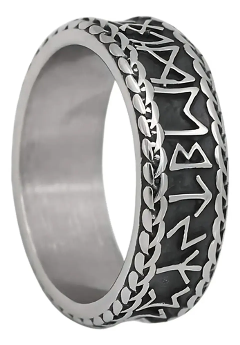 Anillo Valknut Vikingo Runas Acero Nórdico Inoxidable Hombre 1