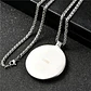 Collar Acero Inoxidable Color Plata Estrella David Hombre - Miniatura 8