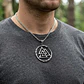 Collar Vikingo En Acero Para Hombre Dije Dragon Valknut Odin - Miniatura 11