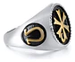 Anillo Color Oro Cruz Ortodoxa Acero Inoxidable Para Hombre - Miniatura 4
