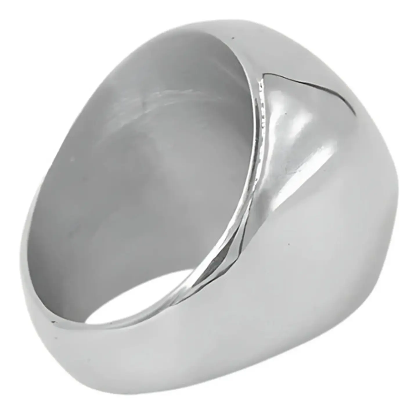 Anillo Color Plata San Benito Acero Inoxidable Para Hombre 3