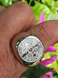 Anillo Color Plata San Benito Acero Inoxidable Para Hombre - Miniatura 4