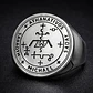Anillo Amuleto Protección Arcángel Acero Inoxidable Hombre - Miniatura 5