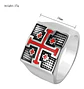 Anillo Color Plata Cruz De Jerusalén Acero Inoxidable Hombre - Miniatura 2