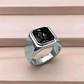 Anillo Color Oro Piedra Cz Caballero Acero Inoxidable Hombre - Miniatura 7