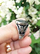 Anillo Acero Inoxidable Militar Águila Color Plata Hombre  - Miniatura 6