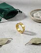 Anillo Hombre Masón Masonería De Acero Color Oro - Miniatura 4