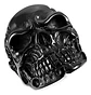 Anillo Para Hombre Color Negro Calavera Cráneo Skull Acero - Miniatura 2