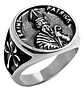Anillo Amuleto Trébol San Patricio Acero Inoxidable Hombre - Miniatura 1
