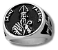 Anillo Amuleto Trébol San Patricio Acero Inoxidable Hombre - Miniatura 2