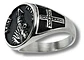 Anillo Amuleto Trébol San Patricio Acero Inoxidable Hombre - Miniatura 4