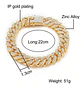 Pulsera Brazalete Incrustaciones De Piedra Cz Urbano Hombre - Miniatura 2