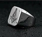 Anillo Masón Color Plata Color Oro Acero Inoxidable Hombre - Miniatura 28