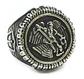 Anillo Color Plata Arcángel Amuleto Acero Inoxidable Hombre - Miniatura 1