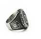 Anillo Color Plata Arcángel Amuleto Acero Inoxidable Hombre - Miniatura 3