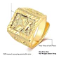 Anillo Ajustable Color Oro Hip Hop Aguila Para Hombre Mujer - Miniatura 3