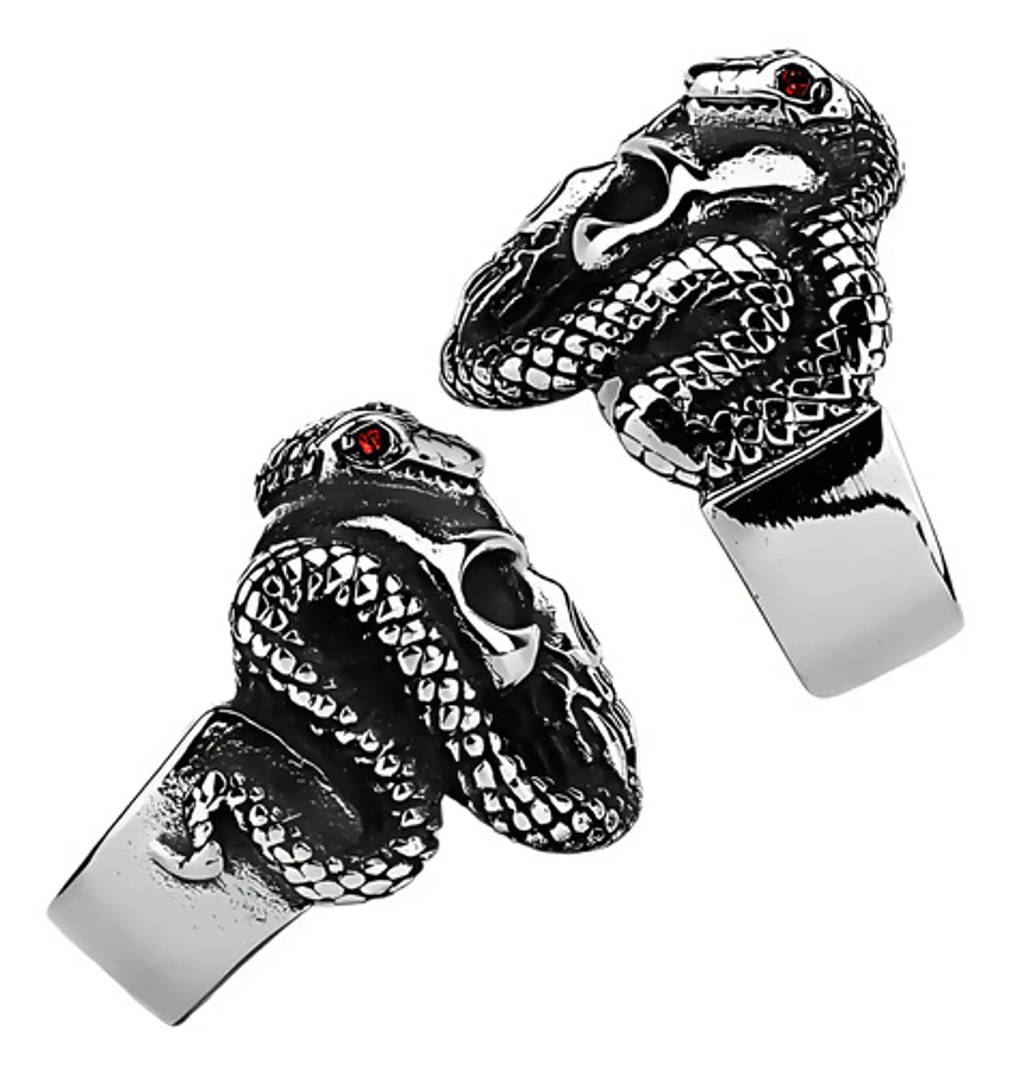 Anillo Cráneo Calavera Color Plata Acero Inoxidable Hombre 3