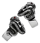 Anillo Cráneo Calavera Color Plata Acero Inoxidable Hombre - Miniatura 3