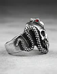 Anillo Cráneo Calavera Color Plata Acero Inoxidable Hombre - Miniatura 5