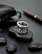 Anillo Color Plata Vikingo Nórdico Acero Inoxidable Hombre - Miniatura 9