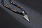 Collar Piedras Ojo De Tigre Hematitas Magnética Para Hombre - Miniatura 4