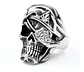 Anillo Cráneo Skull Militar Soldado Acero Inoxidable Hombre - Miniatura 2