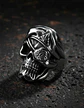 Anillo Cráneo Skull Militar Soldado Acero Inoxidable Hombre - Miniatura 7